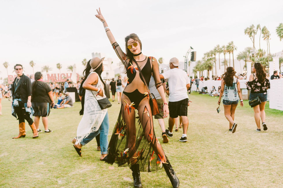 Coachella 2016 Naked Dress