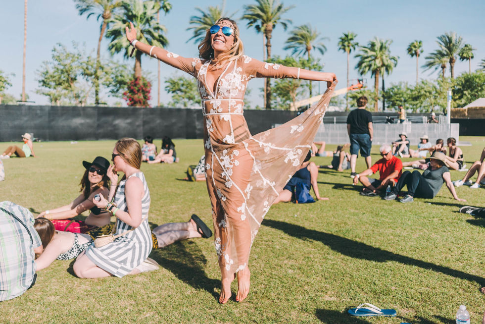 Coachella 2016 Naked Dress